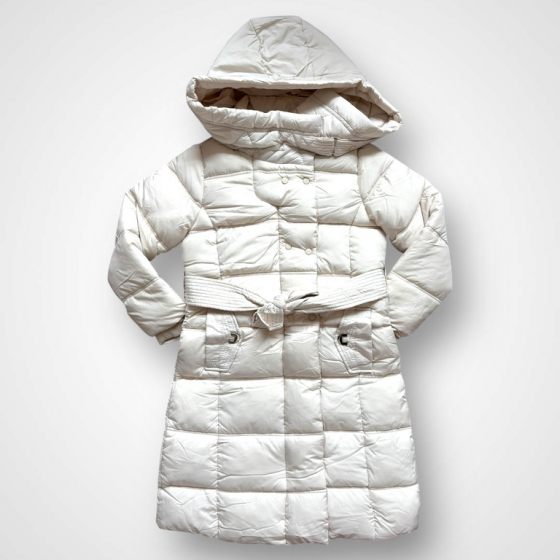 Dievčenská zimná bunda s kapucňou