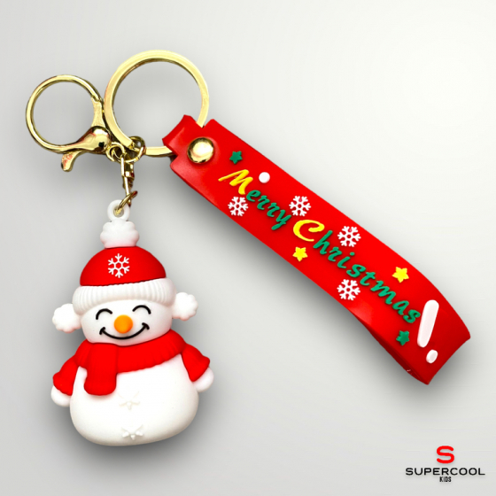 Prívesok na kľúče 3D vianočný