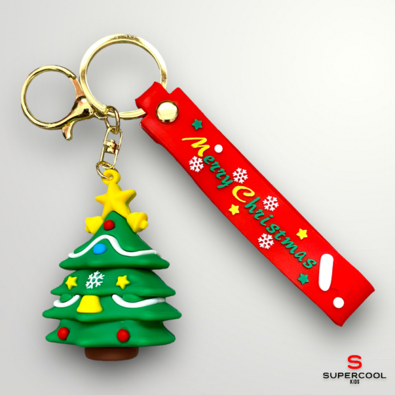 Prívesok na kľúče 3D vianočný