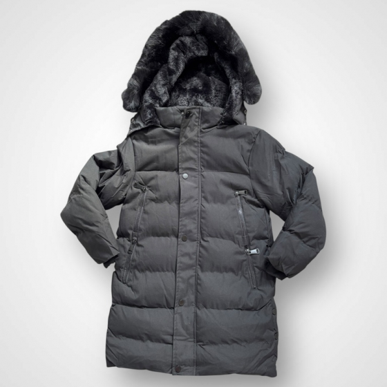 Chlapčenská zimná bunda s kapucňou