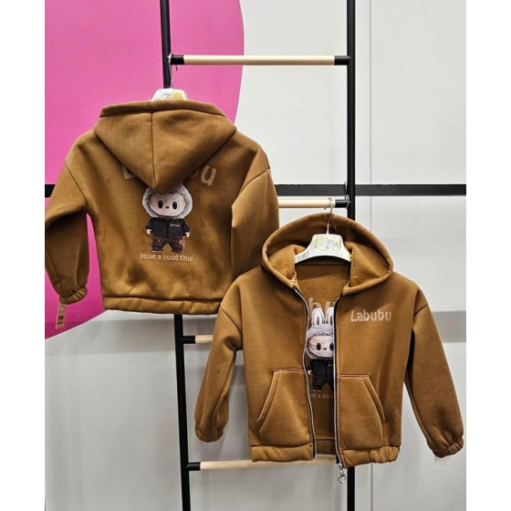 Dievčenská zateplená mikina LABUBU