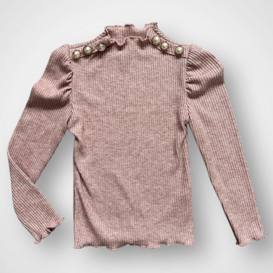 Dievčenské tričko so stojačikom