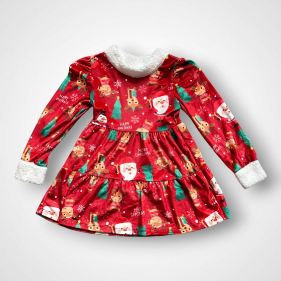 Dievčenské vianočné šaty