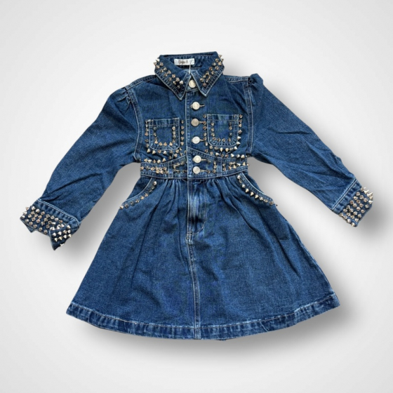 Dievčenské rifľové šaty