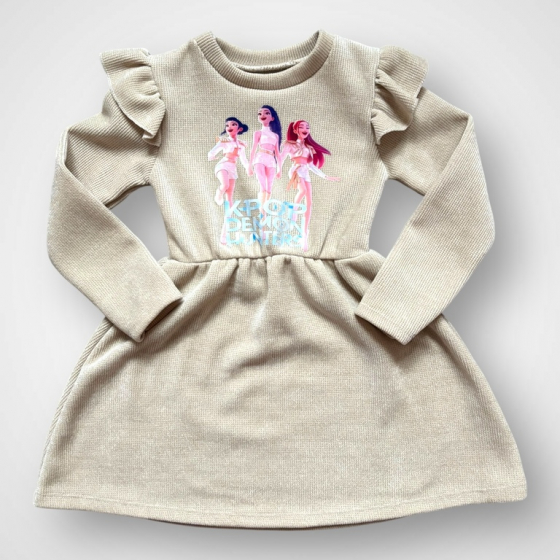 Dievčenské menčestrové šaty