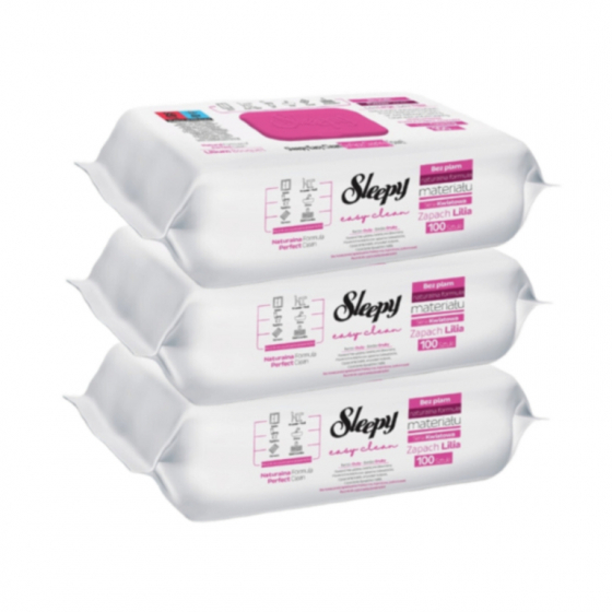 Sleepy Easy Clean vlhčené obrúsky na čistenie povrchov