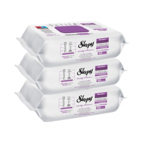 Sleepy Easy Clean vlhčené obrúsky na čistenie povrchov