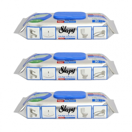 Sleepy Easy Clean vlhčené obrúsky na odstránenie vodného kameňa